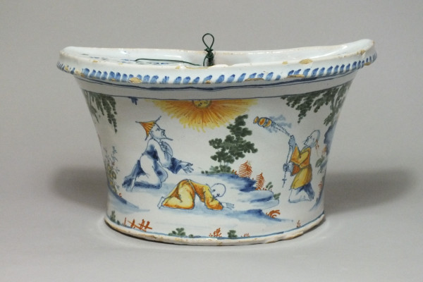 Moulins - Exceptionnelle Bouquetière aux chinois - XVIIIe siècle - VENDU