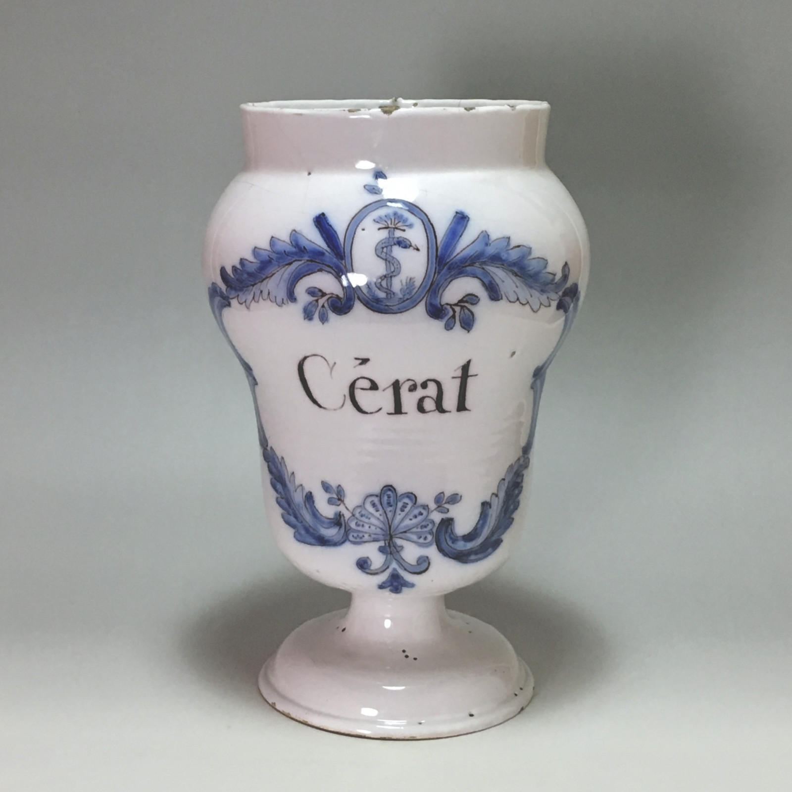 LYON - Large pot of pharmacy - eighteenth century.