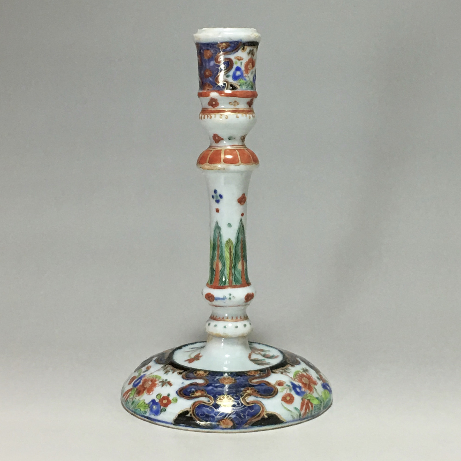Chine - Compagnies des indes - Rare bougeoir en porcelaine - XVIIIe siècle