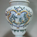 Moulins – Rare grand vase couvert de pharmacie – XVIIIe siècle