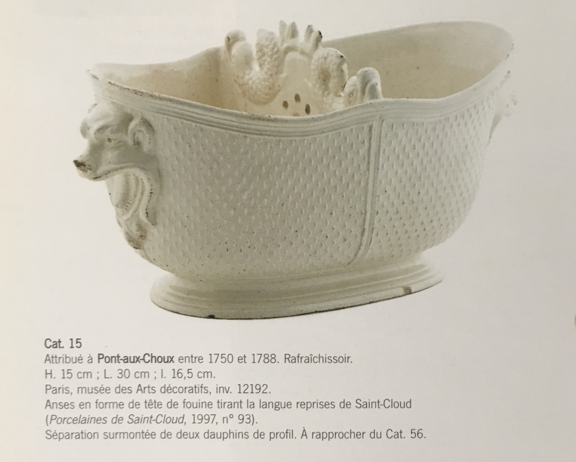 PONT-AUX-CHOUX - Liquor bucket - Eighteenth century