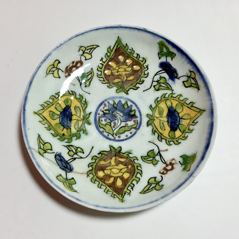 Four ceramic cups from Kutahya - Ottoman Turkey - first half of the 18th century