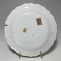 MARSEILLE (Robert) - Pair of plates with floral decoration - eighteenth century