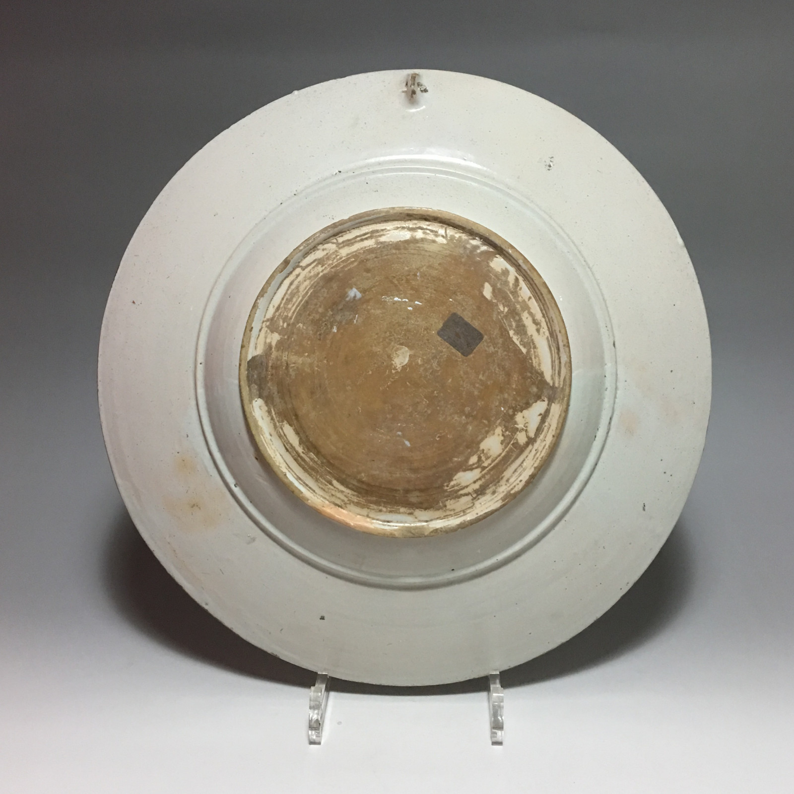 WINTERTHUR (Suisse) Grand plat à décor d'armoiries - Daté 1678