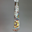 Saint-cloud  - Two knives with polychrome decoration - eighteenth century