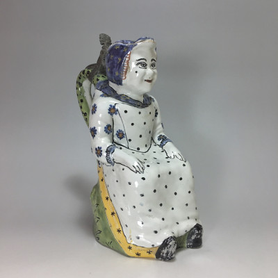 Pichet dit "Jacqueline" en faïence de Lille - XVIIIe Siècle