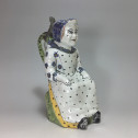 Pitcher says "Jacqueline" earthenware of Lille - eighteenth century