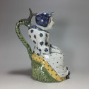 Pitcher says "Jacqueline" earthenware of Lille - eighteenth century