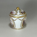 Sèvres - Sugar pot with port scene decoration - Eighteenth century