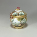 Sèvres - Pot à sucre Hébert en porcelaine tendre du XVIIIe siècle - vers 1770