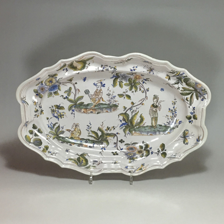 Milan - Grand Chinese dish - Eighteenth Century