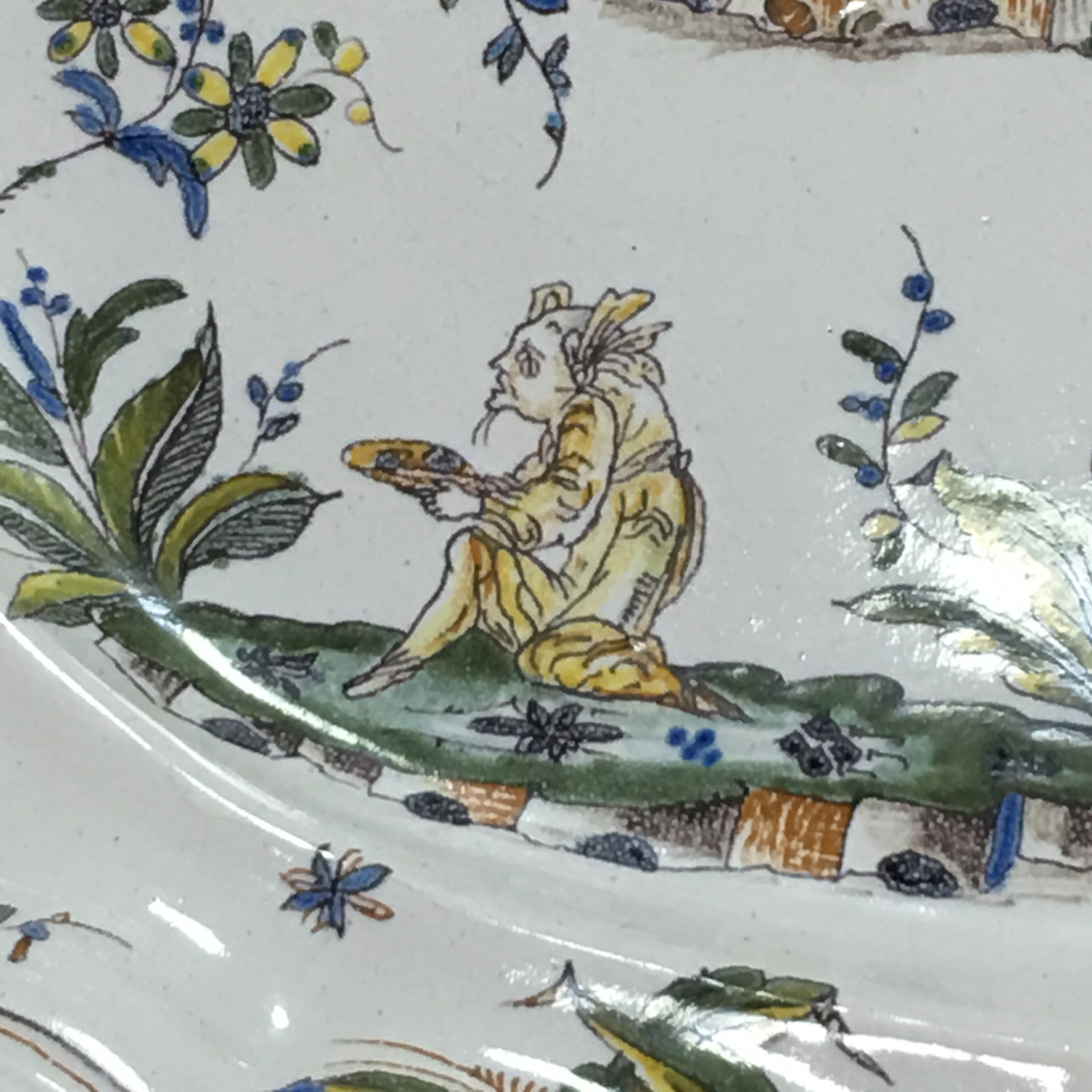 Milan - Grand Chinese dish - Eighteenth Century