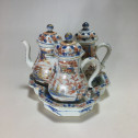 Nécessaire à condiments en porcelaine de Chine à décor Imari - XVIIIe siècle