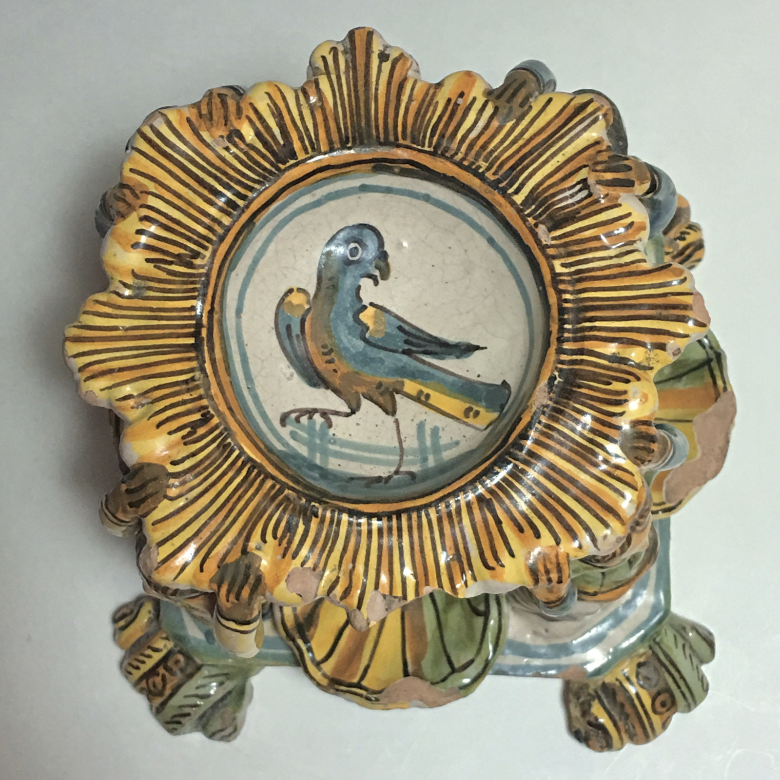 Large Salt cellar - Naples area - Eighteenth century