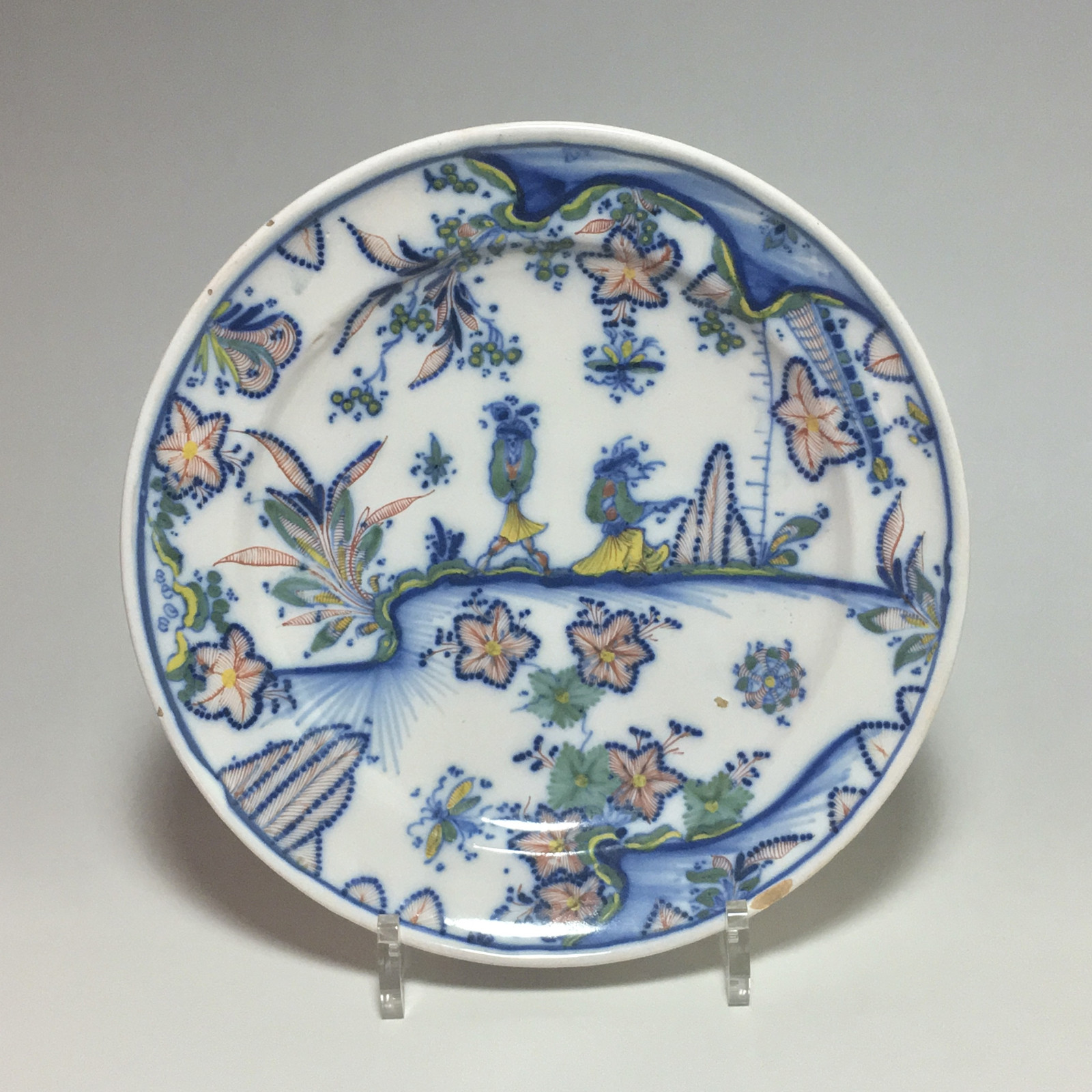 Marseille - Leroy Workshop - Chinese Plate - 18th Century