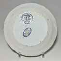 Nevers - Rare decorative plate said "rolling third" - eighteenth century