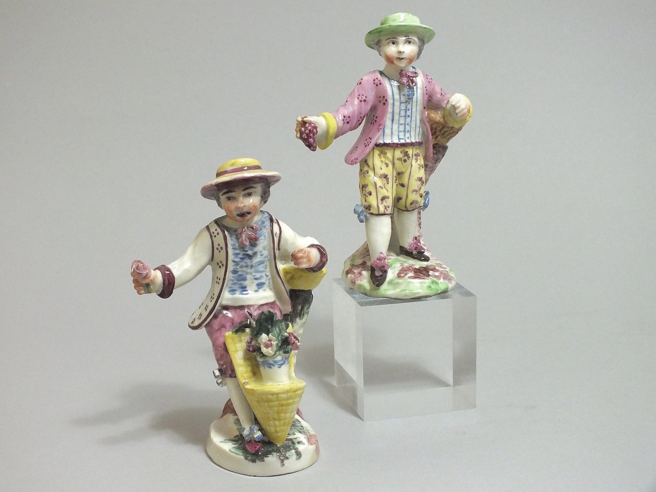 Mennecy - Paire de statuettes - XVIIIe Siècle