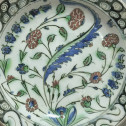 Iznik - Plat à la palme saz - Vers 1600