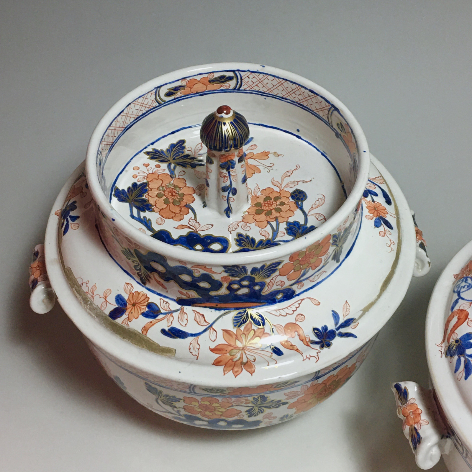 Pair of earthenware coolers from Milan - Pasquale Rubati factory - Eighteenth century