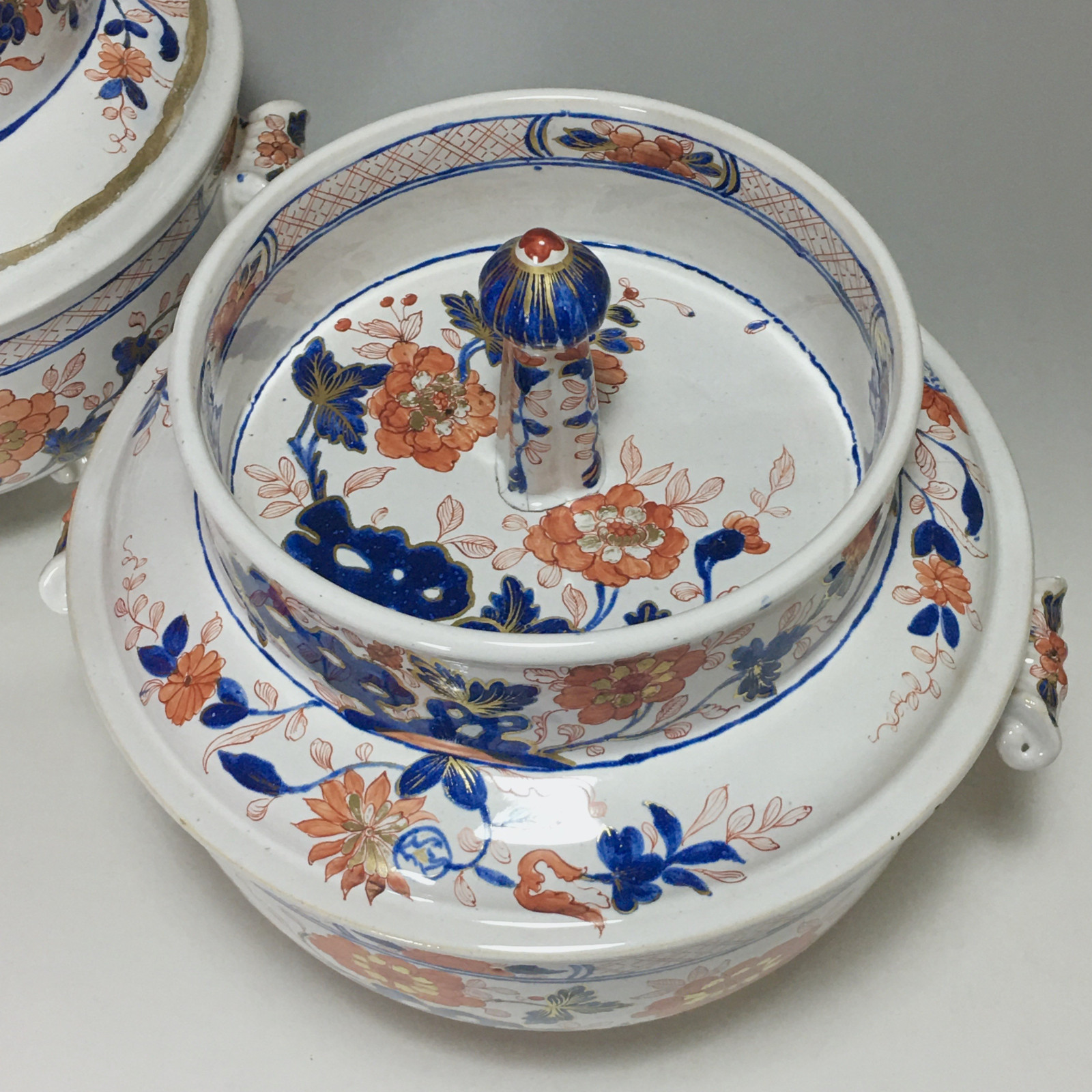 Pair of earthenware coolers from Milan - Pasquale Rubati factory - Eighteenth century