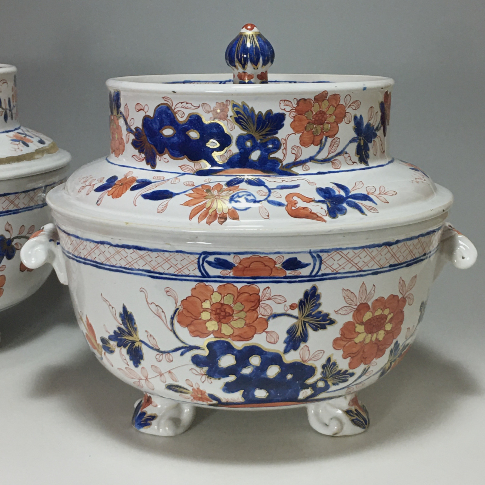 Pair of earthenware coolers from Milan - Pasquale Rubati factory - Eighteenth century