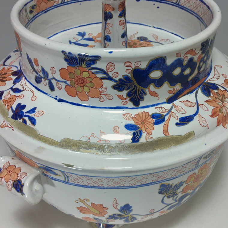 Pair of earthenware coolers from Milan - Pasquale Rubati factory - Eighteenth century