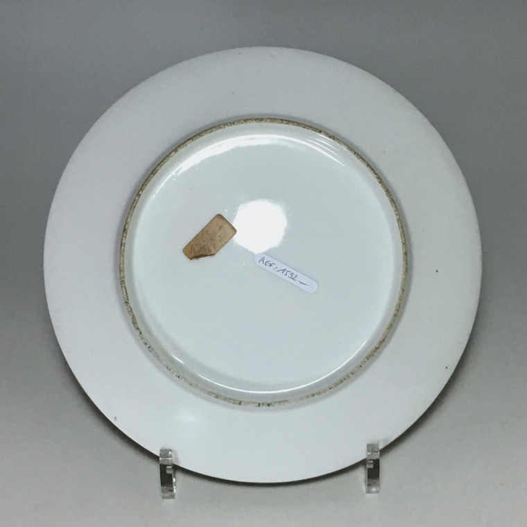 Paris - Three plates with animal decoration - first third of the nineteenth century