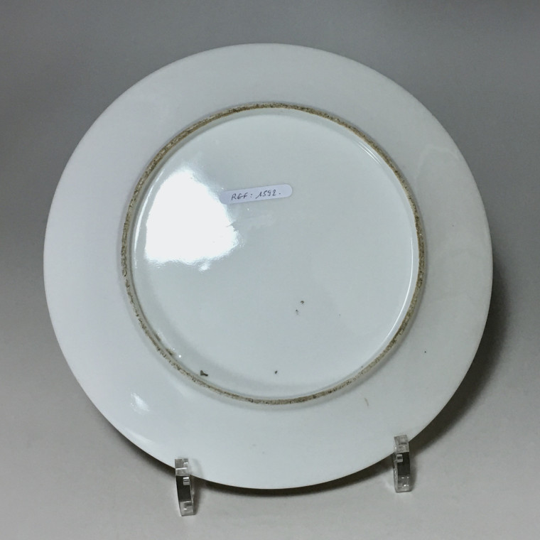 Paris - Three plates with animal decoration - first third of the nineteenth century