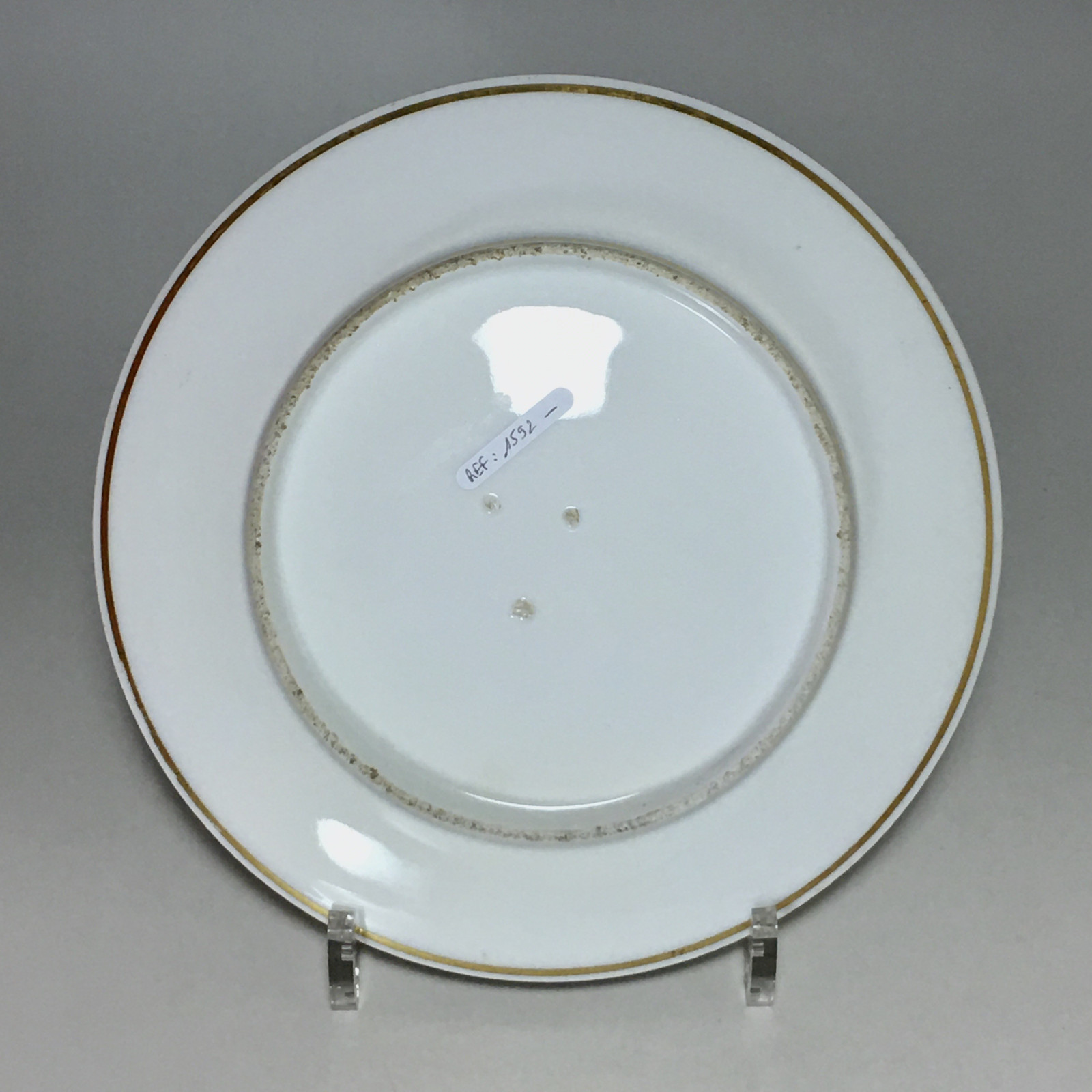 Paris - Three plates with animal decoration - first third of the nineteenth century