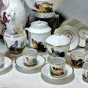 Paris - Tea and Coffee Service with Bird Decor - Empire Period