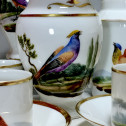 Paris - Tea and Coffee Service with Bird Decor - Empire Period
