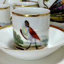 Paris - Tea and Coffee Service with Bird Decor - Empire Period