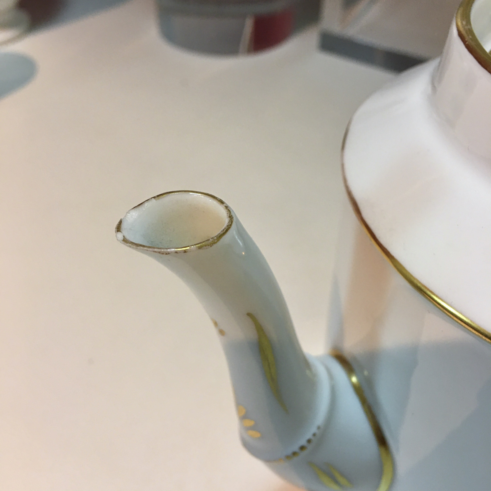 Paris - Service à thé et café à décor doiseaux - Époque empire