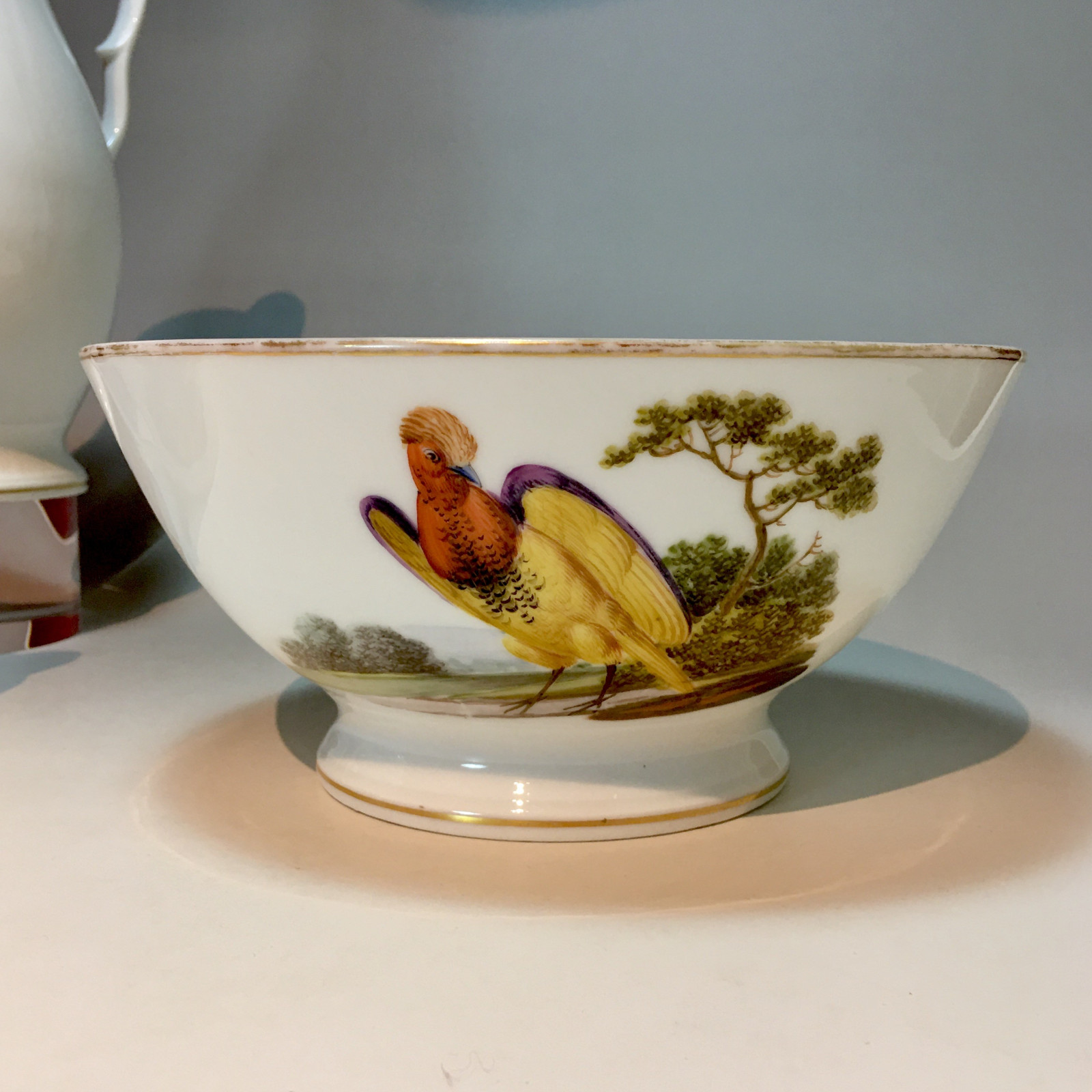 Paris - Service à thé et café à décor doiseaux - Époque empire