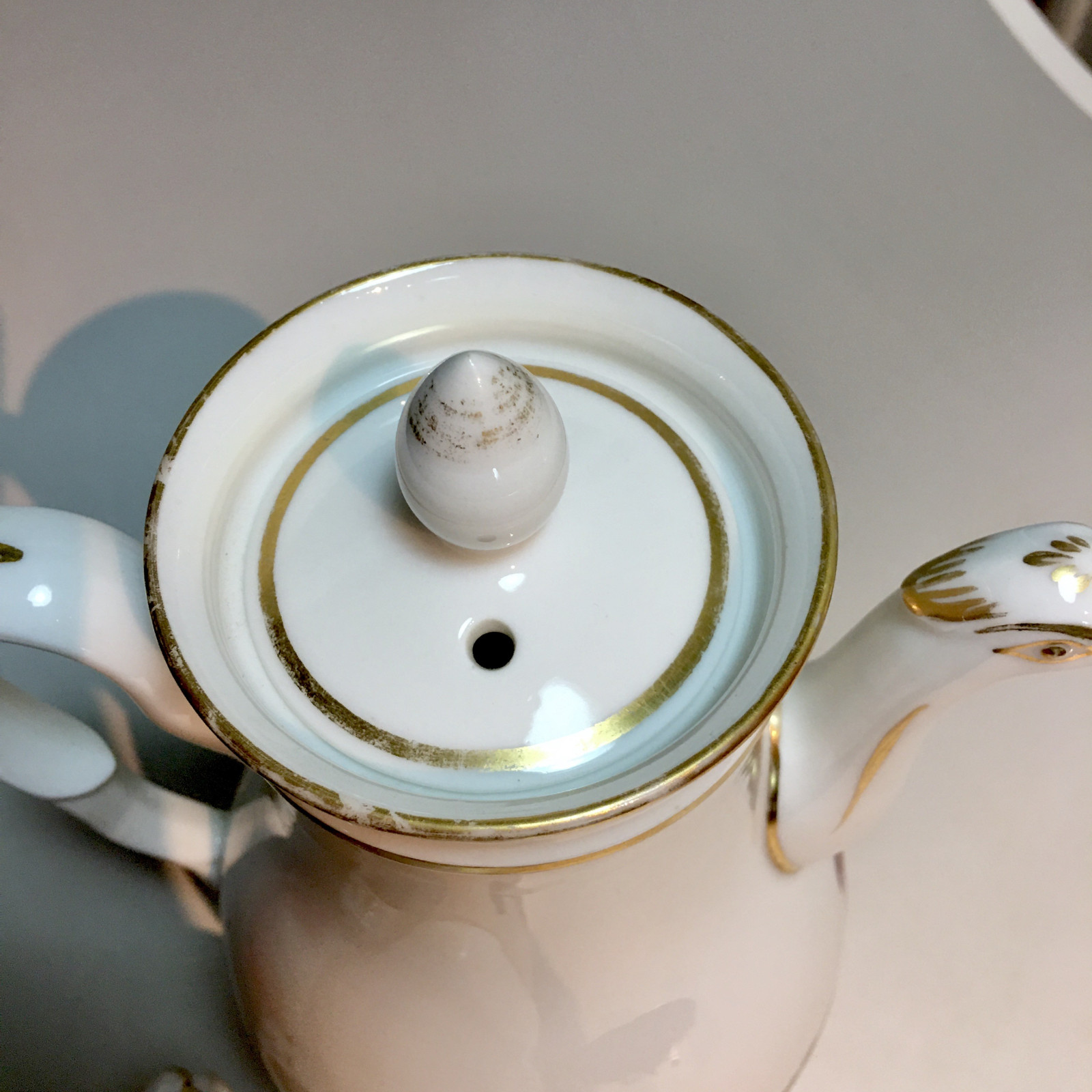 Paris - Service à thé et café à décor doiseaux - Époque empire