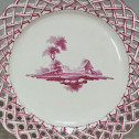 Niderviller - Assiette en camaïeu rose - XVIIIe siècle