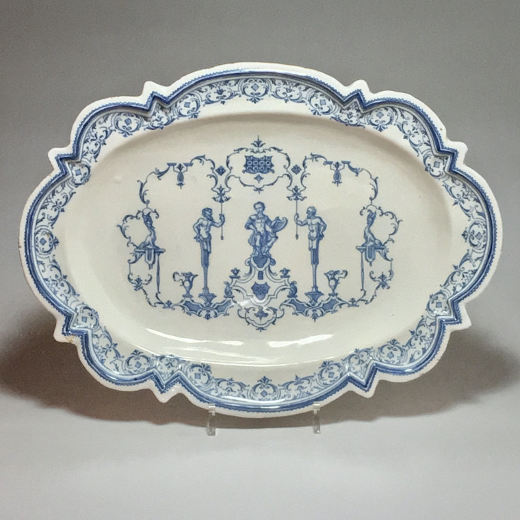 Lyon - Dish with Berain - eighteenth century