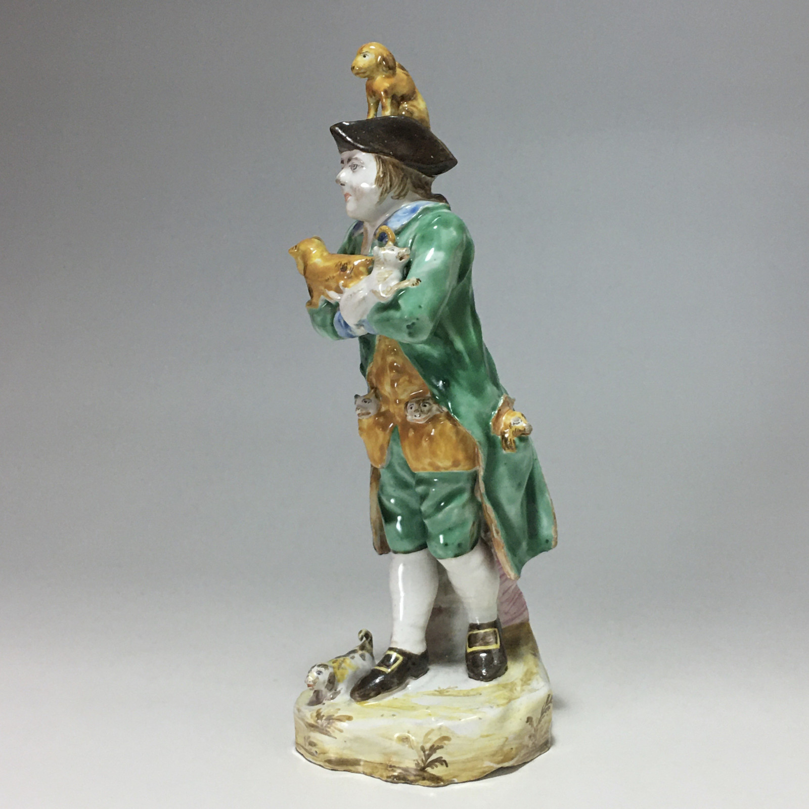 Sceaux - Rare earthenware statuette - eighteenth century