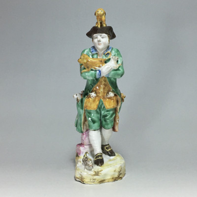 Sceaux - Rare statuette en faïence de Sceaux - XVIIIe siècle