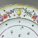 Paris - Porcelain plate from PARIS, Manufacture du Petit Carousel (2) - Eighteenth century