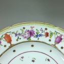 Paris - Porcelain plate from PARIS, Manufacture du Petit Carousel (2) - Eighteenth century