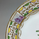 Paris – Assiette en porcelaine, Manufacture du Petit Carousel (3) – XVIIIe siècle