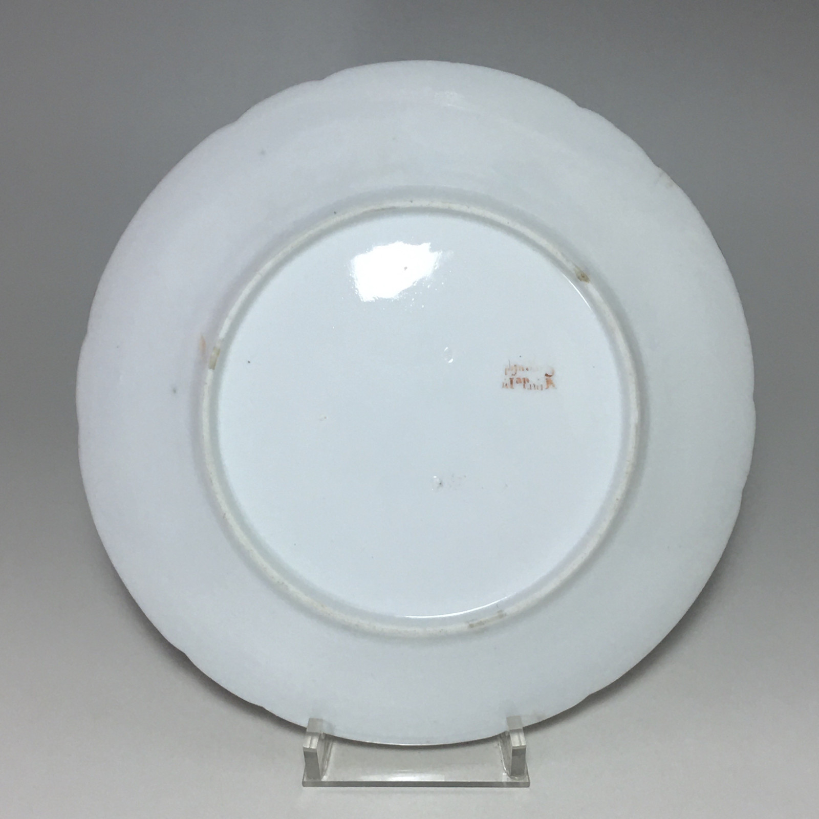 Paris – Assiette en porcelaine, Manufacture du Petit Carousel (3) – XVIIIe siècle