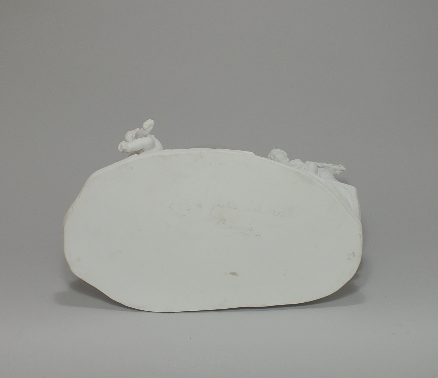 Paris - Pendulum in white Biscuit - Eighteenth Century