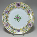 Paris – Assiette en porcelaine, Manufacture du Petit Carousel (3) – XVIIIe siècle