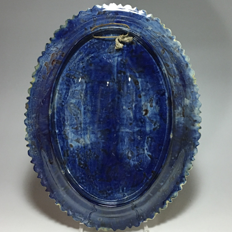 Paris school dish decorated with a religious scene - Nineteenth century