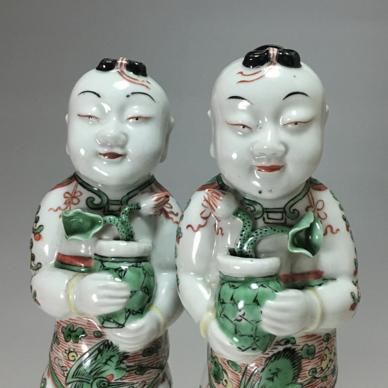 Chine - Paire de “Hoho“ - Époque Kangxi (1662 - 1722)