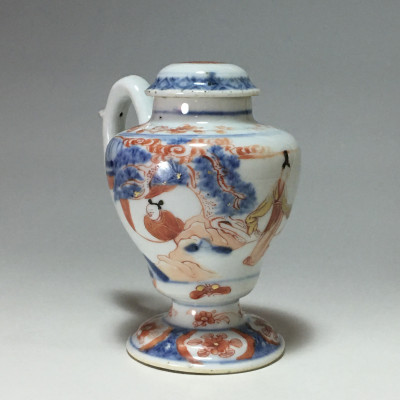 Chine -  Moutardier à décor dit “Imari“ - Époque Kangxi (1662- 1722)