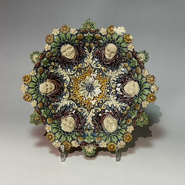 Suite de Palissy - Pré-d'auge - Glazed earthenware bowl - Early seventeenth century