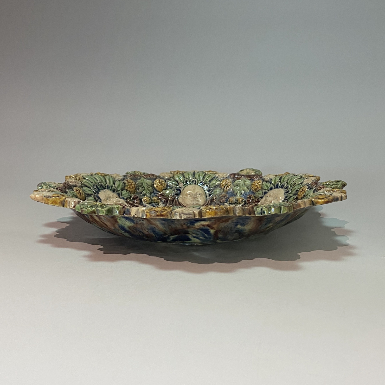 Suite de Palissy - Pré-d'auge - Glazed earthenware bowl - Early seventeenth century